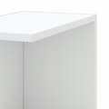 Miniatyrbilde 8 av 10: vidaXL Veggmontert hjørnehylle hvit 36,5x36,5x140 cm sponplate