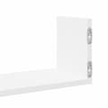 Miniatyrbilde 9 av 11: vidaXL Vegghyller 3 stk hvit 58x18x18 cm konstruert tre