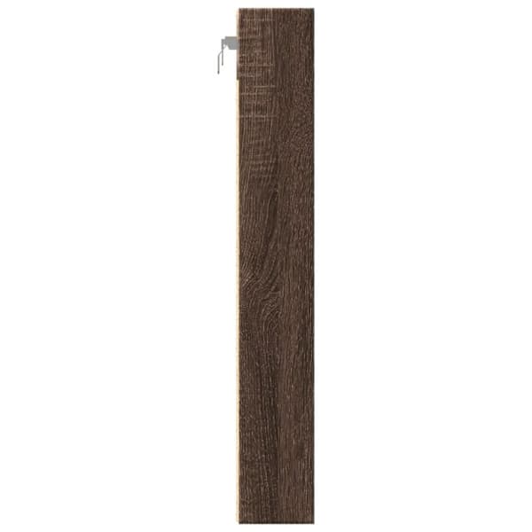 vidaXL Hyller brun eik 60x8,5x58 cm konstruert tre