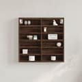 Miniatyrbilde 2 av 11: vidaXL Hyller brun eik 60x8,5x58 cm konstruert tre