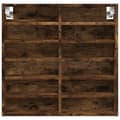 Miniatyrbilde 5 av 11: vidaXL Hyller røkt eik 60x8,5x58 cm konstruert tre