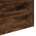 Miniatyrbilde 8 av 11: vidaXL Hyller røkt eik 60x8,5x58 cm konstruert tre