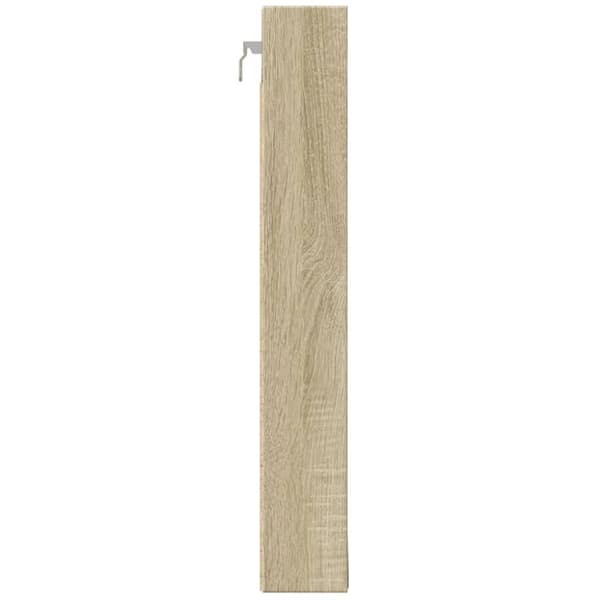 vidaXL vitrineskab 100x8,5x58 cm konstrueret træ sonoma-eg