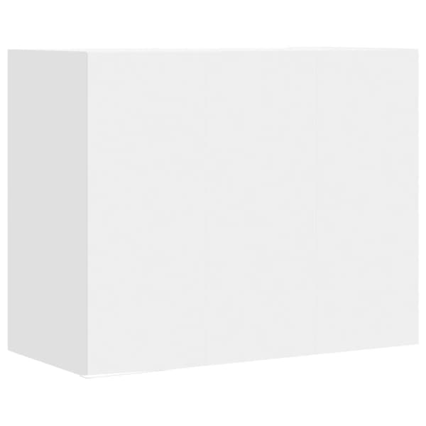 vidaXL Seinäkaappi valkoinen 75x35x60 cm tekninen puu