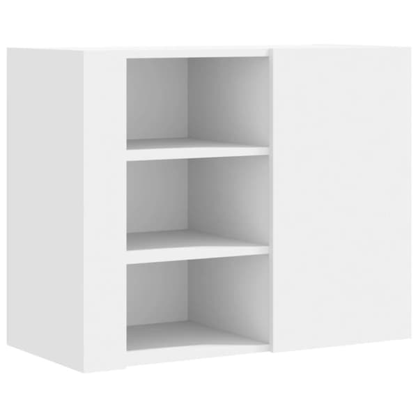 vidaXL Seinäkaappi valkoinen 75x35x60 cm tekninen puu
