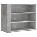 Miniatyrbilde 3 av 11: vidaXL Veggskap betonggrå 75x35x60 cm konstruert tre