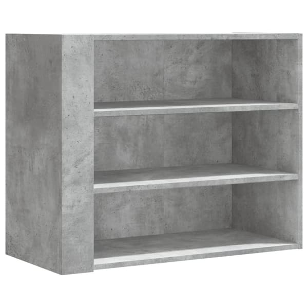 vidaXL Veggskap betonggrå 75x35x60 cm konstruert tre