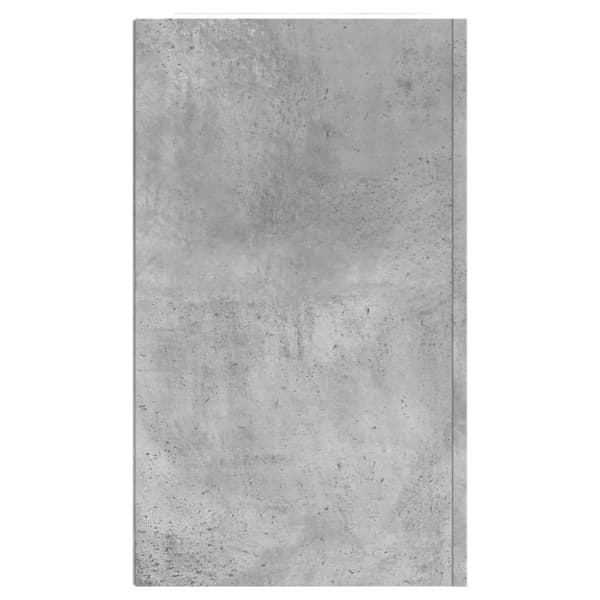 vidaXL Veggskap betonggrå 75x35x60 cm konstruert tre