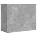 Miniatyrbilde 7 av 11: vidaXL Veggskap betonggrå 75x35x60 cm konstruert tre