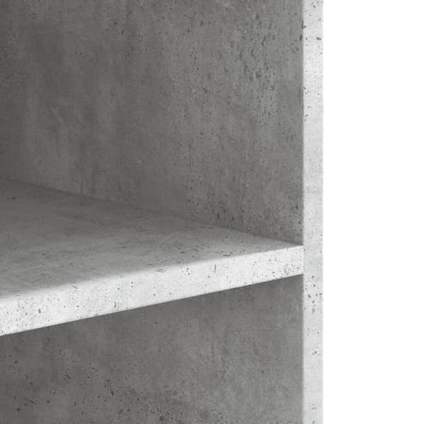 vidaXL Veggskap betonggrå 75x35x60 cm konstruert tre