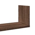 Miniatyrbilde 8 av 11: vidaXL Vegghyller 3 stk brun eik 58x18x18 cm konstruert tre