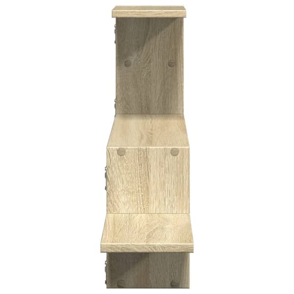 vidaXL Vegghylle sonoma eik 104x15x49 cm konstruert tre