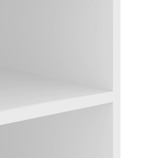 vidaXL Veggskap hvit 75x35x60 cm konstruert tre