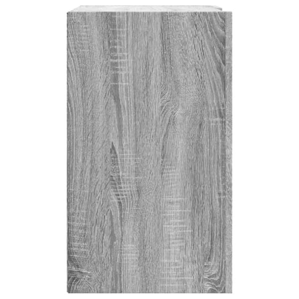 vidaXL Veggskap grå sonoma 75x35x60 cm konstruert tre