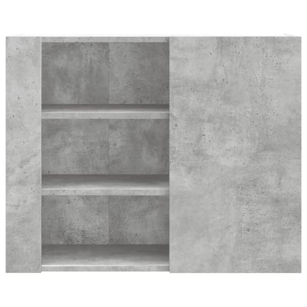 vidaXL vægskab 75x35x60 cm konstrueret træ betongrå