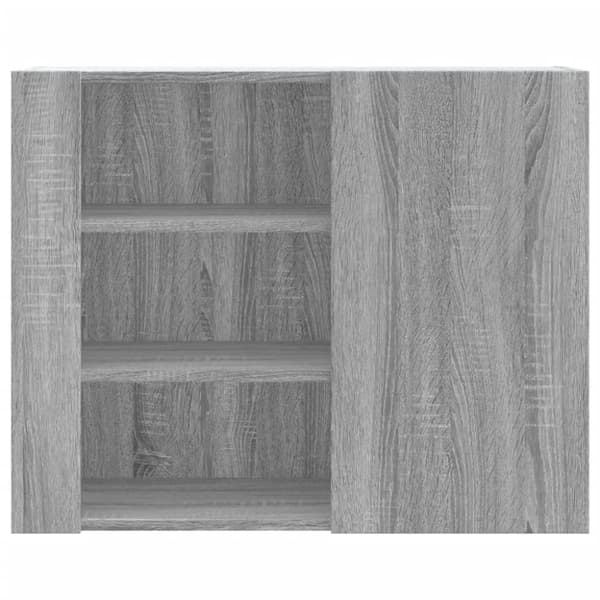 vidaXL vægskab 75x35x60 cm konstrueret træ grå sonoma-eg