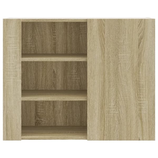 vidaXL vægskab 75x35x60 cm konstrueret træ sonoma-eg