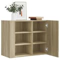 Miniatyrbillede 2 af 11: vidaXL vægskab 75x35x60 cm konstrueret træ sonoma-eg