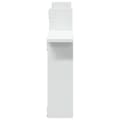 Miniatyrbilde 6 av 11: vidaXL Vegghyller 2 stk hvit 50x12x50 cm konstruert tre