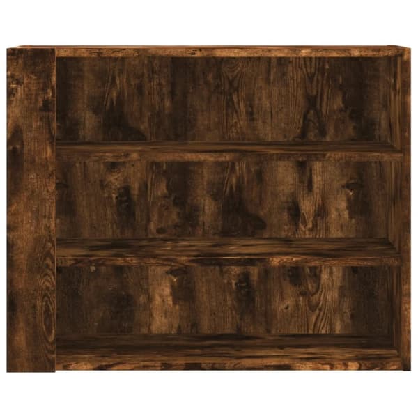 vidaXL Veggskap røkt eik 75x35x60 cm konstruert tre