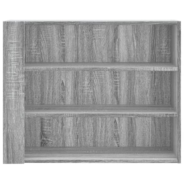 vidaXL vægskab 75x35x60 cm konstrueret træ grå sonoma-eg