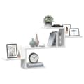 Miniatyrbilde 4 av 11: vidaXL Vegghylle hvit 104x15x49 cm konstruert tre