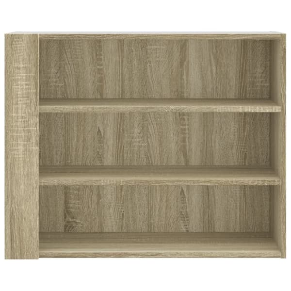 vidaXL Veggskap sonoma eik 75x35x60 cm konstruert tre