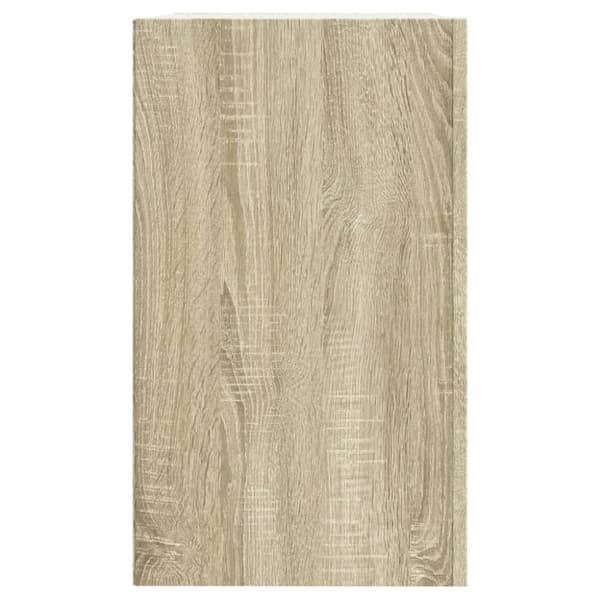 vidaXL Veggskap sonoma eik 75x35x60 cm konstruert tre