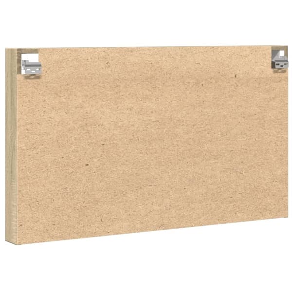 vidaXL Vitrinskåp sonoma-ek 100x8,5x58 cm konstruerat trä