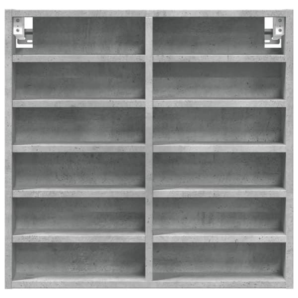 vidaXL Hylle betonggrå 60x8,5x58 cm konstruert tre