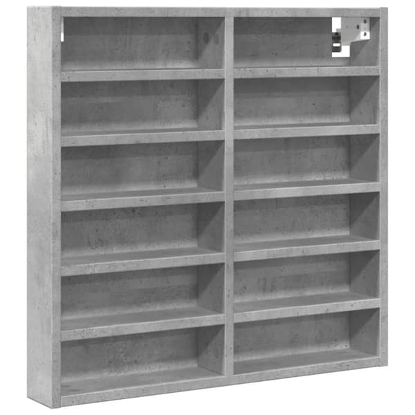 vidaXL Hylle betonggrå 60x8,5x58 cm konstruert tre