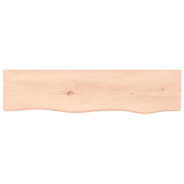 Hyllplan 80x20x4 cm obehandlad massiv ek