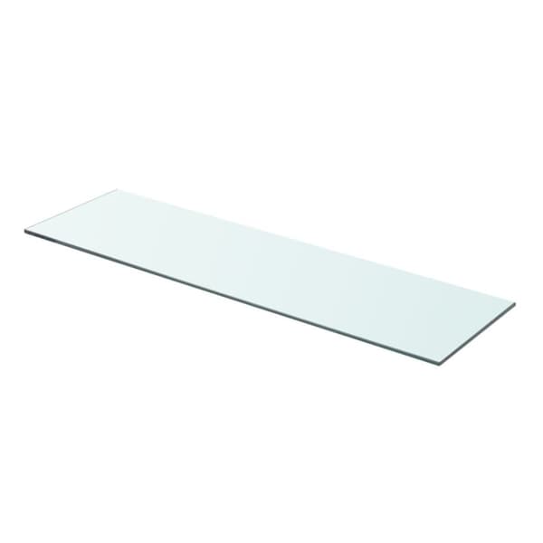 hylder 2 stk. glaspanel 70 x 20 cm klar