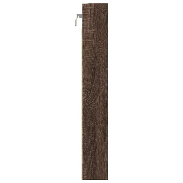 Vitriinikaappi ruskea tammi 80x8,5x58 cm tekninen puu