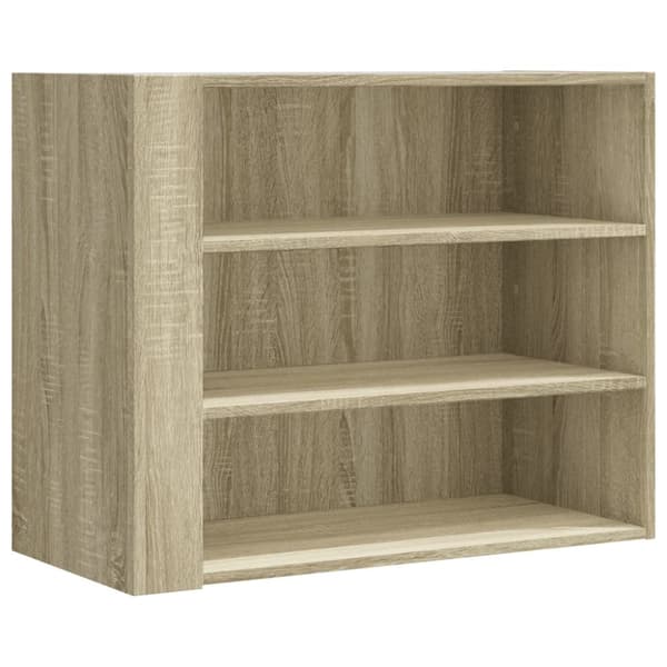 vægskab 75x35x60 cm konstrueret træ sonoma-eg