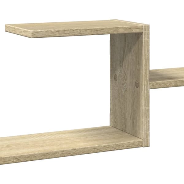 væghylde 104x15x49 cm konstrueret træ sonoma-eg