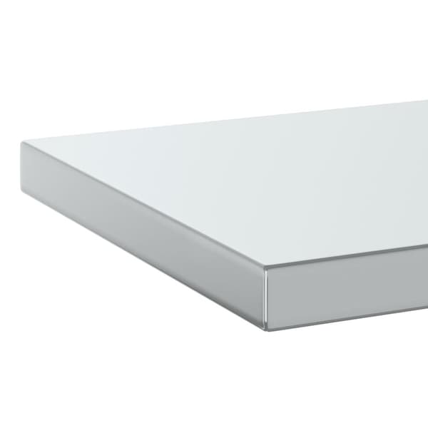 Seinähyllyt 2 kpl 75x30x3 cm hopea ruostumaton teräs