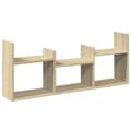 Miniatyrbilde 3 av 10: vidaXL Veggskap 100x18x40 cm sonoma eik konstruert tre