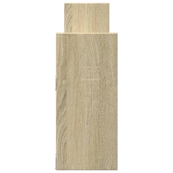 vidaXL Veggskap 100x18x40 cm sonoma eik konstruert tre