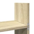 Miniatyrbilde 8 av 10: vidaXL Veggskap 100x18x40 cm sonoma eik konstruert tre