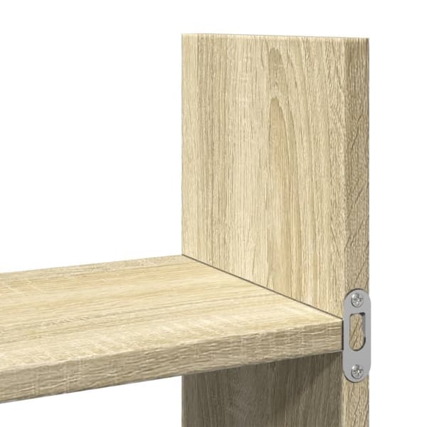 vidaXL Veggskap 100x18x40 cm sonoma eik konstruert tre