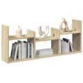 Miniatyrbilde 2 av 10: vidaXL Veggskap 100x18x40 cm sonoma eik konstruert tre