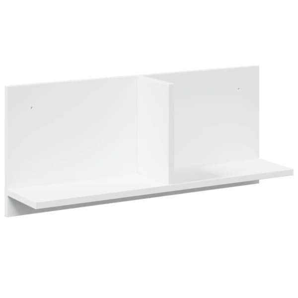 vidaXL vægskab 70x16,5x30 cm konstrueret træ hvid