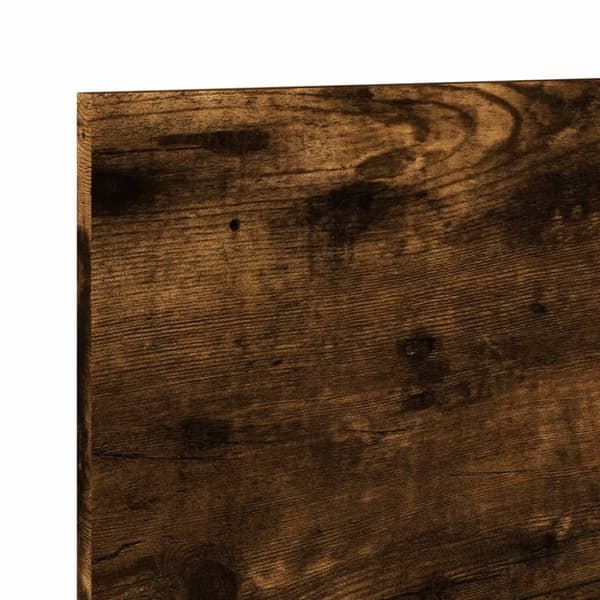 vidaXL vægskab 100x16,5x30 cm konstrueret træ røget egetræsfarve