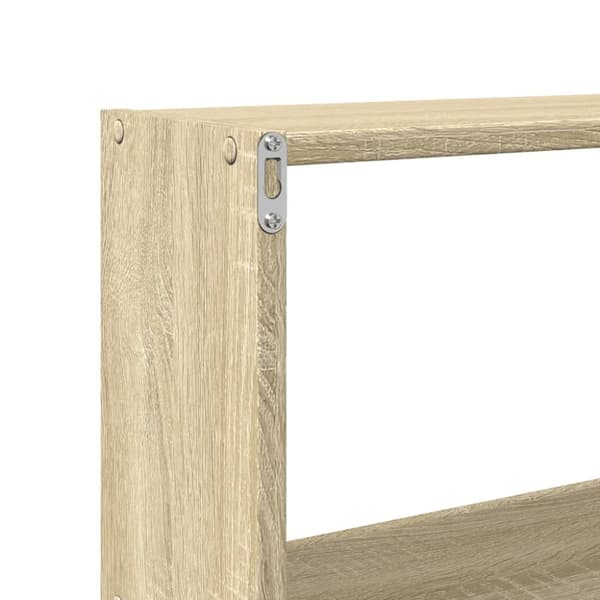 vidaXL Veggskap 158x18x53 cm sonoma eik konstruert tre