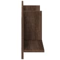 Miniatyrbilde 6 av 10: vidaXL Veggskap 100x16,5x30 cm brun eik konstruert tre