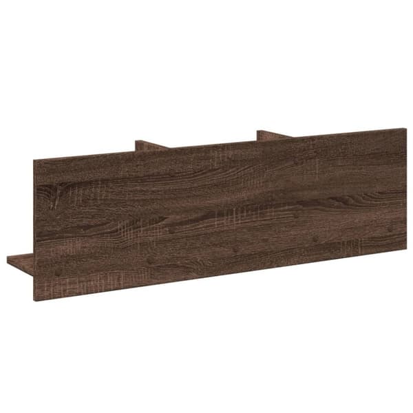 vidaXL Veggskap 100x16,5x30 cm brun eik konstruert tre