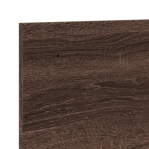vidaXL Veggskap 100x16,5x30 cm brun eik konstruert tre