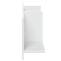 Miniatyrbilde 6 av 10: vidaXL Veggskap 100x16,5x30 cm hvit konstruert tre