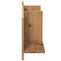 Miniatyrbilde 6 av 10: vidaXL Veggskap 100x16,5x30 cm artisan eik konstruert tre